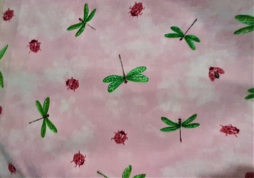 Pink dragonflies ladybugs - pink,