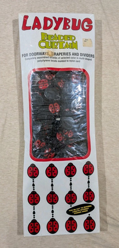 Matscot ladybug beaded curtain - ladybug,